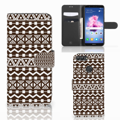 Huawei P Smart Telefoon Hoesje Aztec Brown Huawei P Smart Telefoon Hoesje Aztec Brown