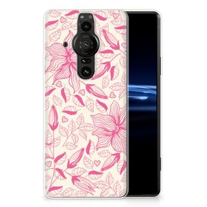 Sony Xperia Pro-I TPU Case Pink Flowers