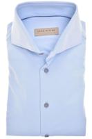 John Miller Slim Fit Overhemd lichtblauw, Effen