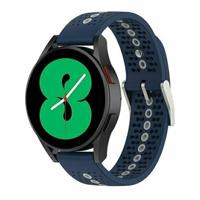 By Qubix - Dot Pattern bandje - Donkerblauw - Compatible met Xiaomi Redmi Watch 5 Active/Redmi Watch 5 Lite - Compatible Xiaomi bandje