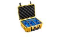 B&W International B&W Outdoor Transportkoffer voor Insta360 X4, type 1000, geel, waterdicht conform IP67-certificering, stofdicht, onbreekbaar en onverwoestbaar, geel, Typ 1000 - Innenmaß 25x17x9cm,