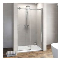 Douchedeur SaniClear Supreme | 100-110x200 cm | Helder glas | Chroom beslag