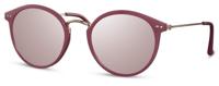 CWI zonnebril ovaal dames cat. 3 roze/zilver