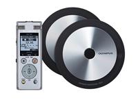 Olympus DM-720 dicteerapparaat vergader- en opname-kit (grote editie, 4 GB geheugen, USB Direct, incl. Ni-MH accu)