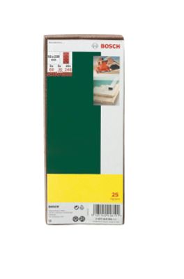 Bosch Accessories 2607017108 Oscillerend schuurpapier Geperforeerd Korrelgrootte (num) 240 (l x b) 230 mm x 93 mm 25 stuk(s)