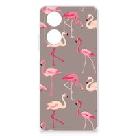 OPPO A58 4G TPU Hoesje Flamingo - thumbnail