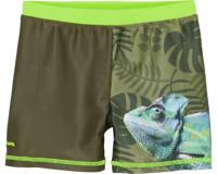 Playshoes zwemshort Kameleon UV-werend olijfgroen 