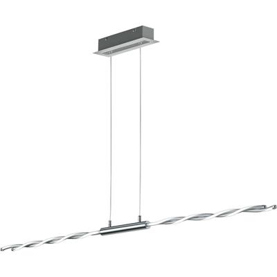 Led Hanglamp - Trion Partino - 28w - Warm Wit 3000k - 4-lichts - Dimbaar - Rechthoek - Glans Chroom - Aluminium Led Hanglamp - Trion Partino - 28w - Warm Wit 3000k - 4-lichts - Dimbaar - Rechthoek - Glans Chroom - Aluminium