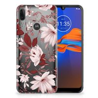 Hoesje maken Motorola Moto E6 Plus Watercolor Flowers - thumbnail