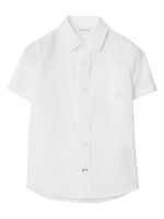 Burberry Kids chemise Equestrian Knight - Blanc