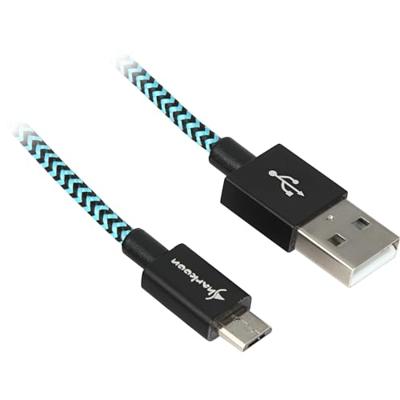 Sharkoon USB 2.0 A-B bk/bu 3.0m