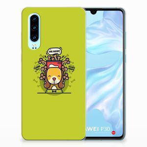 Huawei P30 Telefoonhoesje met Naam Doggy Biscuit