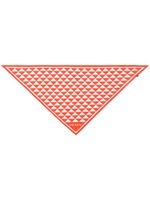 Prada foulard en soie à motif géométrique - Orange