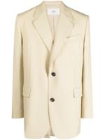 AMI Paris Blazer met enkele rij knopen - Geel