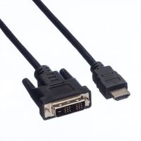 VALUE 11995516 1,5 m DVI-D HDMI Type A (Standaard) Zwart - thumbnail