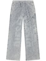 Diesel pantalon de jogging P-Leo à coupe ample - Gris