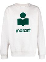 MARANT sweat à logo floqué - Gris - thumbnail