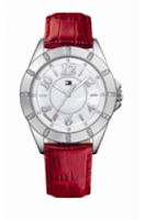 Horlogeband Tommy Hilfiger 1781031 / 1781038 / TH679301240 / TH-132-3-14-1004S Leder Rood 20mm - thumbnail