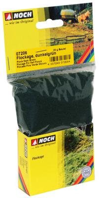 NOCH Flock dark green schaalmodel onderdeel en -accessoire Gras