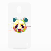 Nokia 2 Telefoonhoesje met Naam Panda Color - thumbnail