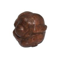 Houten Beeldje Yogi (ca. 6 x 6 x 6 cm)