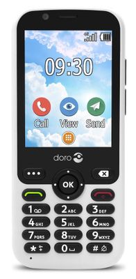 Doro 7010 7,11 cm (2.8") 112 g Wit Basistelefoon