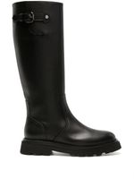 Doucal's bottes en cuir - Noir - thumbnail