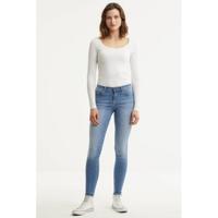 ONLY skinny jeans ONLSHAPE met regular waist light blue denim