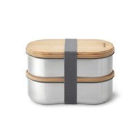 Black+Blum Bento Box - 185x97x120mm - Leisteen - thumbnail