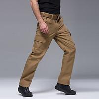 Voor heren Cargohosen Tactische broek Broek nappi Meerdere zakken Effen Draagbaar Buiten Dagelijks KamperenWandelen Katoenmix Modieus Klassiek Khaki Grijs Lightinthebox - thumbnail