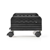 Ergonomic Desktop Stand | Adjustable Width | 4 Caster Wheels | Black - thumbnail