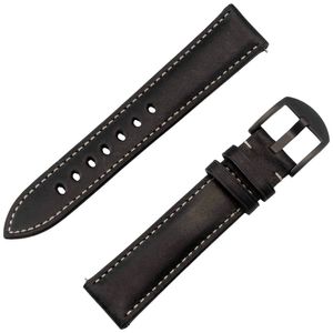 JT Berlin Watchband Charlie Horlogeband 44 mm, 40 mm, 47 mm, 43 mm, 45 mm, 46 mm, 42 mm, 41 mm M Bruin, Zwart