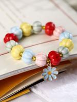 Keramiek Pompoen Snoep Chrysant Armband