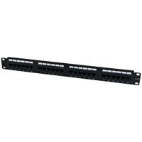 StarTech.com Patchpaneel 24 Port Cat6 Type 110 Rackmontage 1U (C6PANEL24) zwart