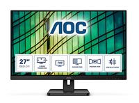 AOC 27E2QAE Monitor, 68,6 cm (27 inch), Full HD, 75 Hz, IPS, Adaptive Sync, 1920 x 1080, 250 CD/m, D-Sub, HDMI, DisplayPort
