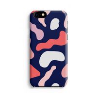 Memphis Shapes Pink: iPhone 8 Volledig Geprint Hoesje - thumbnail