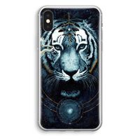 Darkness Tiger: iPhone XS Transparant Hoesje - thumbnail