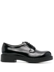 Prada derbies à fini poli - Noir