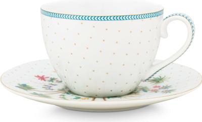 Pip Studio Jolie Dots Gold 280ml kop en schotel