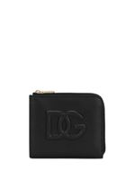 Dolce & Gabbana portefeuille à plaque logo DG - Noir - thumbnail