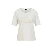 s.Oliver BLACK LABEL T-shirt met tekst ecru