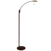 Steinhauer Led vloer leeslamp Zenith 2x6w - 2200K - 118cm bronsbruin 7862BR