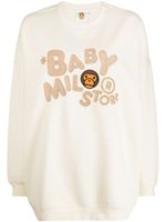 *BABY MILO® STORE BY *A BATHING APE® sweat en polaire à logo brodé - Tons neutres