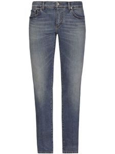 Dolce & Gabbana jean skinny à taille mi-haute - Bleu