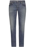 Dolce & Gabbana jean skinny à taille mi-haute - Bleu