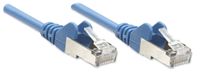 Intellinet 330701 RJ45 Netwerkkabel, patchkabel CAT 5e SF/UTP 7.50 m Blauw 1 stuk(s) - thumbnail