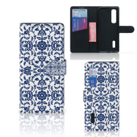 OPPO Find X2 Pro Hoesje Flower Blue - thumbnail