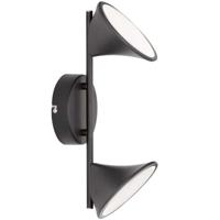 Wofi Wandlamp Chara Duo LED zwart
