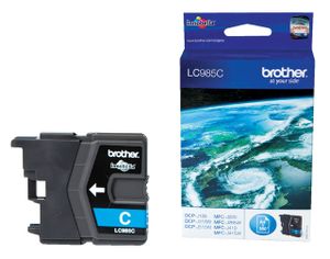 Inktcartridge Brother LC-985C blauw