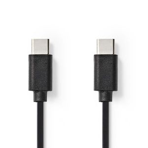 USB 2.0-Kabel | Type-C Male - Type-C Male | 1,0 m | Zwart [CCGB60700BK10]